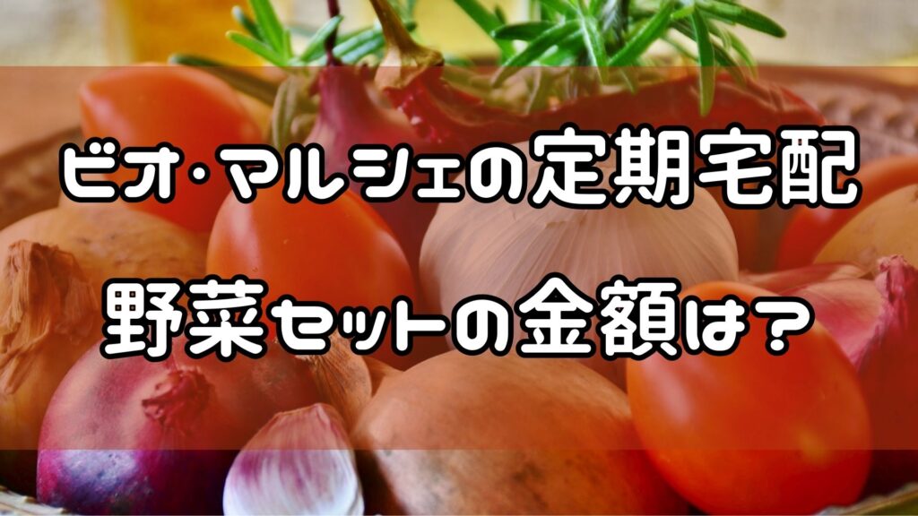 ビオ・マルシェ見出し下画像　野菜セットの金額は？