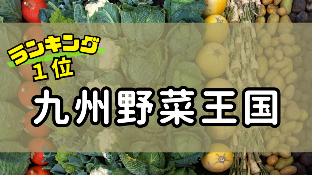 １品当たりの金額　ランキング表　１位　九州野菜王国